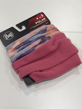 Buff Polar Tube Kids Pink NWT Ski Snowboard Fleece Neck Warmer Balaclava Hat